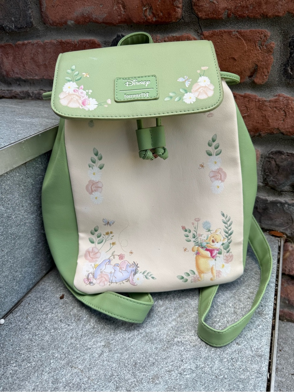 Loungefly Disney Winnie the Pooh floral mini backpack